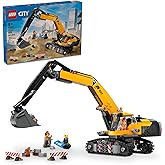 LEGO City Construction Excavator Toy - Building Toys for Boys & Girls, Ages 8+ - Functional Kids Construction Truck W/Minifig