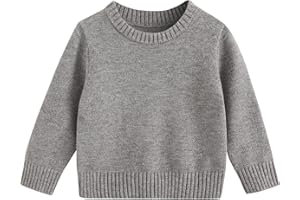 YOUNGER STAR Toddler Baby Girls Boys Knit Sweater Pullover Long Sleeve Sweatshirt Fall Winter Clothes