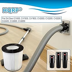HQRP 2-pack 7" Filter compatible with Dirt Devil