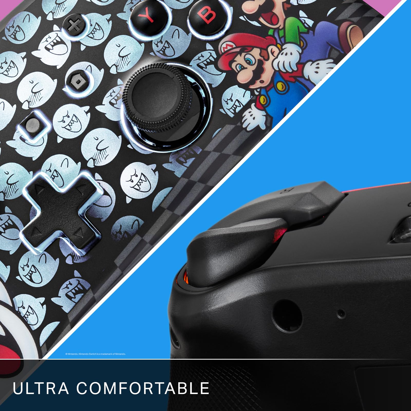PowerA Enhanced Wireless Controller for Nintendo Switch with Lumectra - Mario, Peek-A-Boo 8