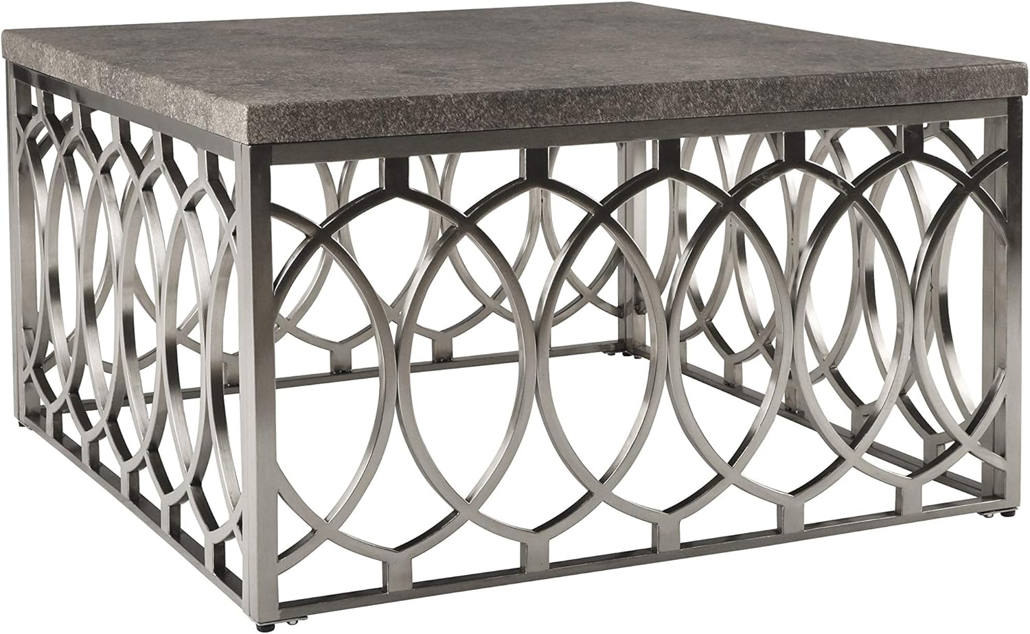 New Classic Furniture Occasional Grace Cocktail Table, Grey, Wood: Kitchen & Dining