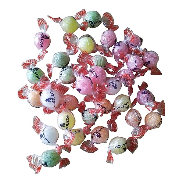 NAPOLEON CANDY SOURS ASSORTED | MIX OF 5 FRUIT FLAVORED CANDIES | NAPOLEON CANDY FIZZY INSIDE | BAG OF 7.93 OUNCE