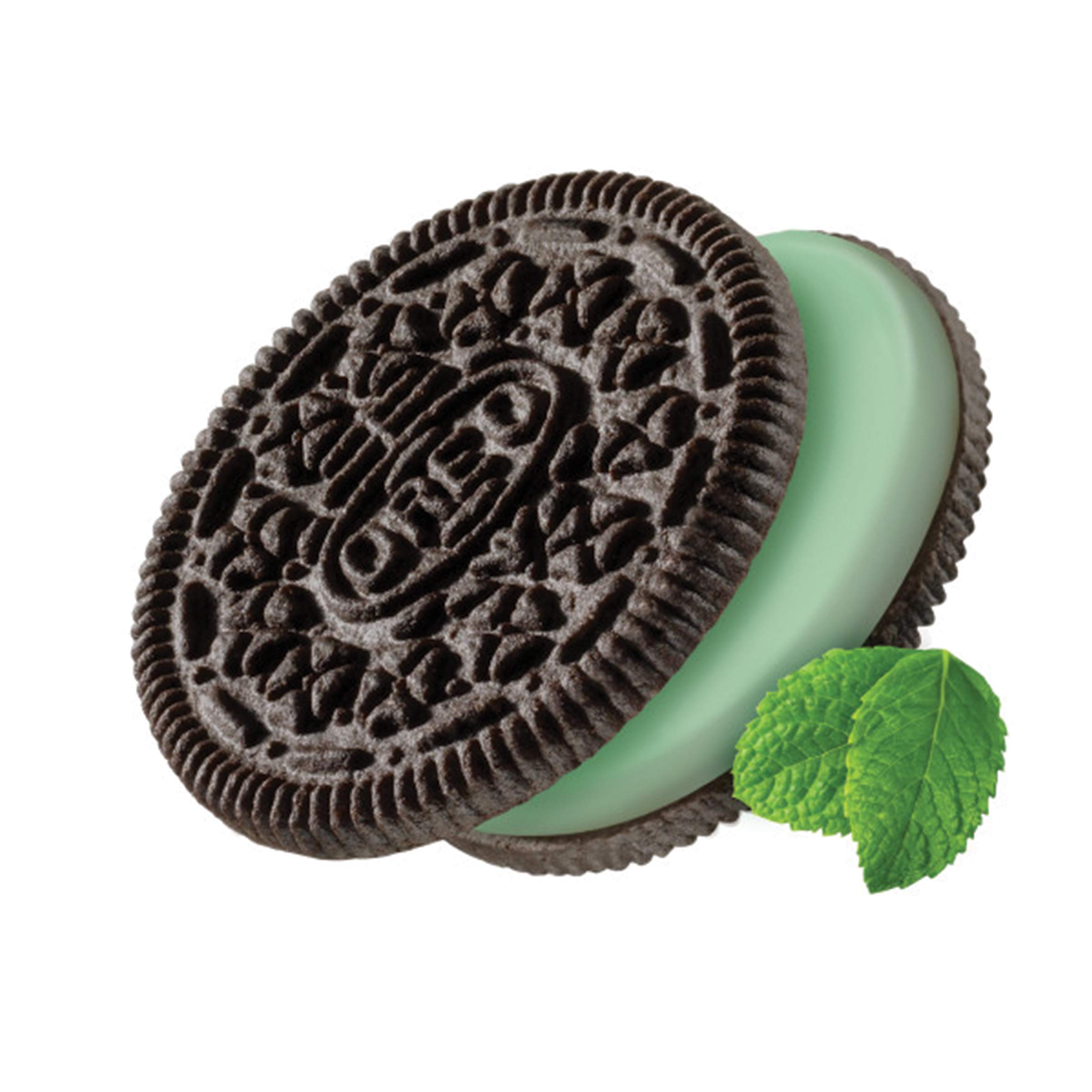Oreo Mint Creme Chocolate Sandwich Cookies, 15.25 Ounce Buy Online in
