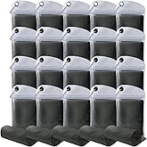 immoono Pack of 20 Cooling Towel 40x12'' Ice Towel for Neck and Face Microfiber Chilly with Bag Breathable Yoga Gym Stay Cool Towels Sweat Rag for Workout Running Camping Pilates Beach, Dark Gray
