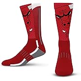 For Bare Feet NBA Unisex Kids Nba Logo Zoom Mesh Primary Crew Sock Youth