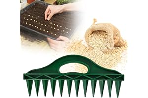 The Row Seeder by Seeding Square – Handheld Garden Tool for Precise Seed & Seedling Spacing in Rows & Seed Trays – for Vegeta