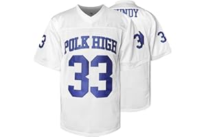 AYOUBAUS 33 AL Bundy Football Jersey, Blue Shirt 90S Hip Hop Clothing Party