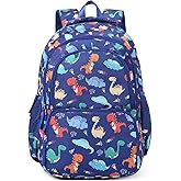 CLUCI Kids Backpack for Boys Bookbags Preschool Toddler Daycare School Bag Elementary Kindergarten Lightweight Waterproof Bluey Backpack Dinosaurs