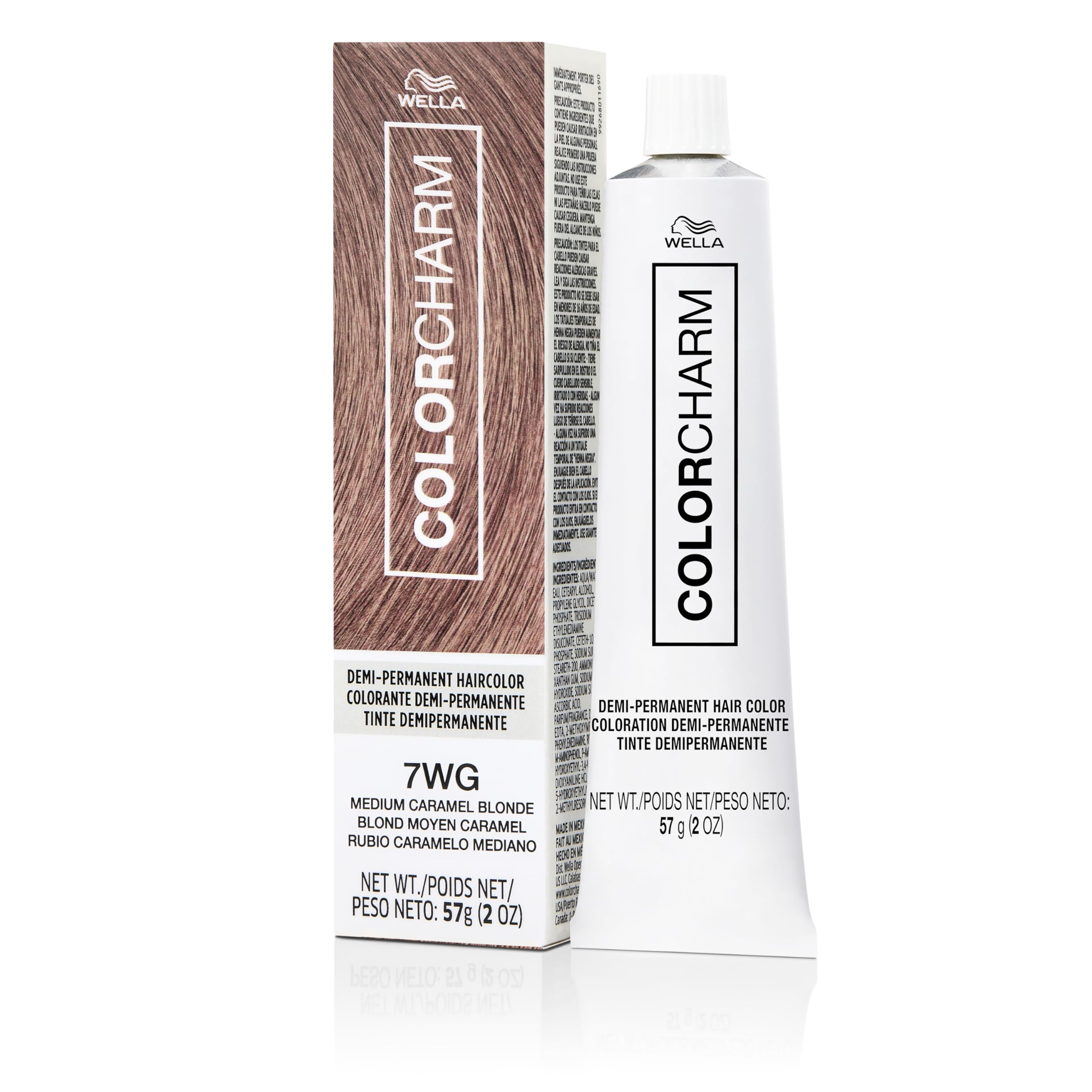 Photo 1 of COLORCHARM Demi Permanent Hair Color 7WG Medium Caramel Blonde Gloss, Refresh & Tone 2 Fl Oz