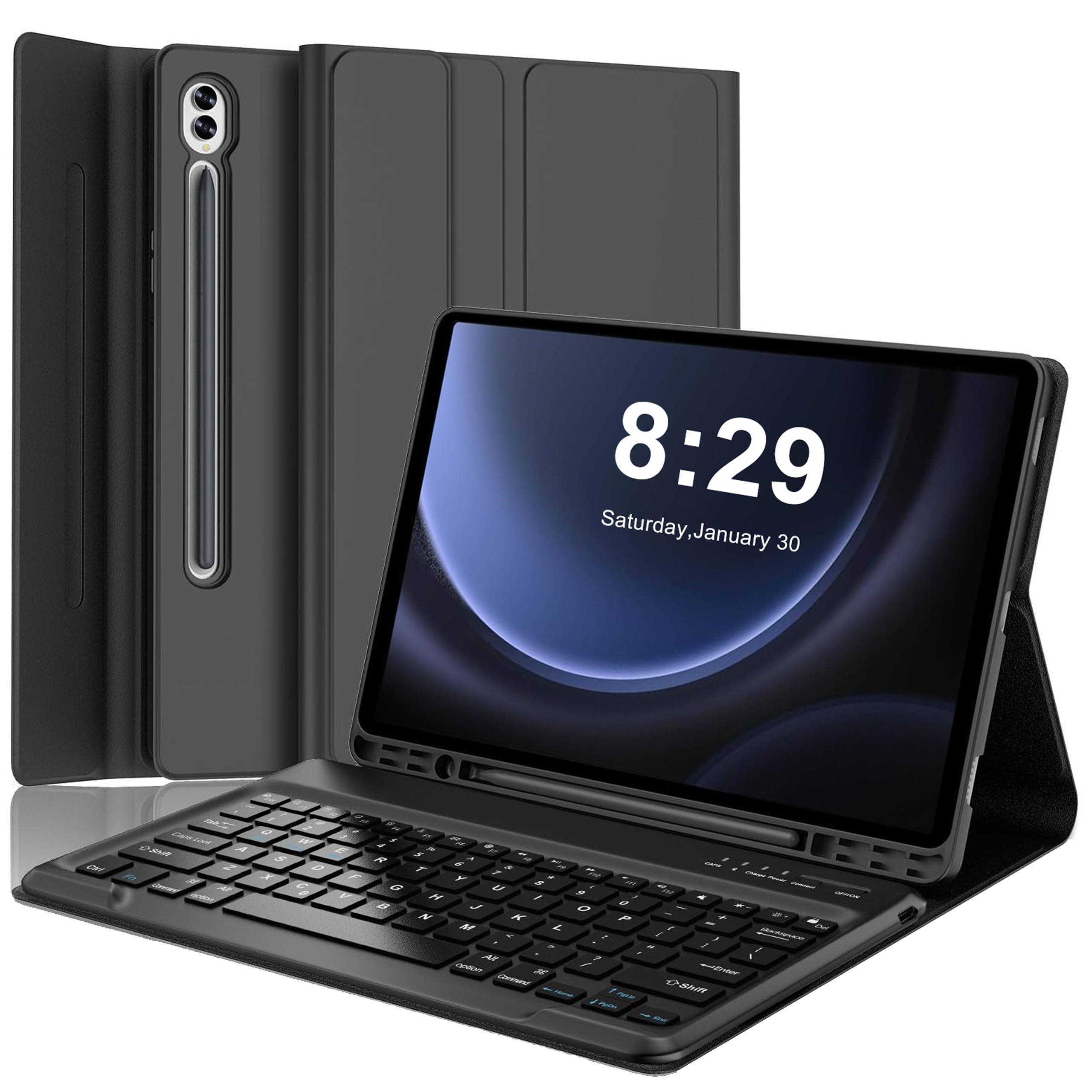 Keyboard Case Samsung Galaxy Tab S10 Plus/S9 FE