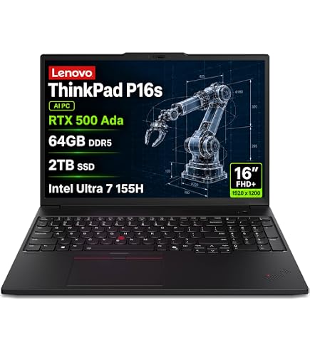 Amazon.com: Lenovo ThinkPad P16v Laptop with AMD Ryzen 9 PRO