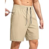 G Gradual Men's Swim Trunks Quick Dry Bathing Suit Beach Board Shorts for Men with Zipper Pockets and Mesh Lining