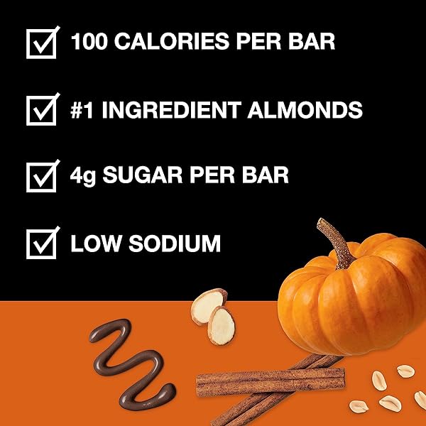 KIND THINS SNACK BARS, CHOCOLATE PUMPKIN SPICE, GLUTEN FREE, LOW CALORIE, HEALTHY SNACKS, 4G SUGAR, 10 COUNT