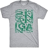 Mens Shenanigans Covered in Clovers Vintage Irish Shamrock St Pattys T Shirt