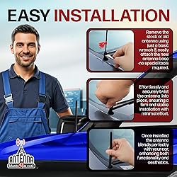 AntennaMastsRus Short Rubber Antenna for GMC Sierra