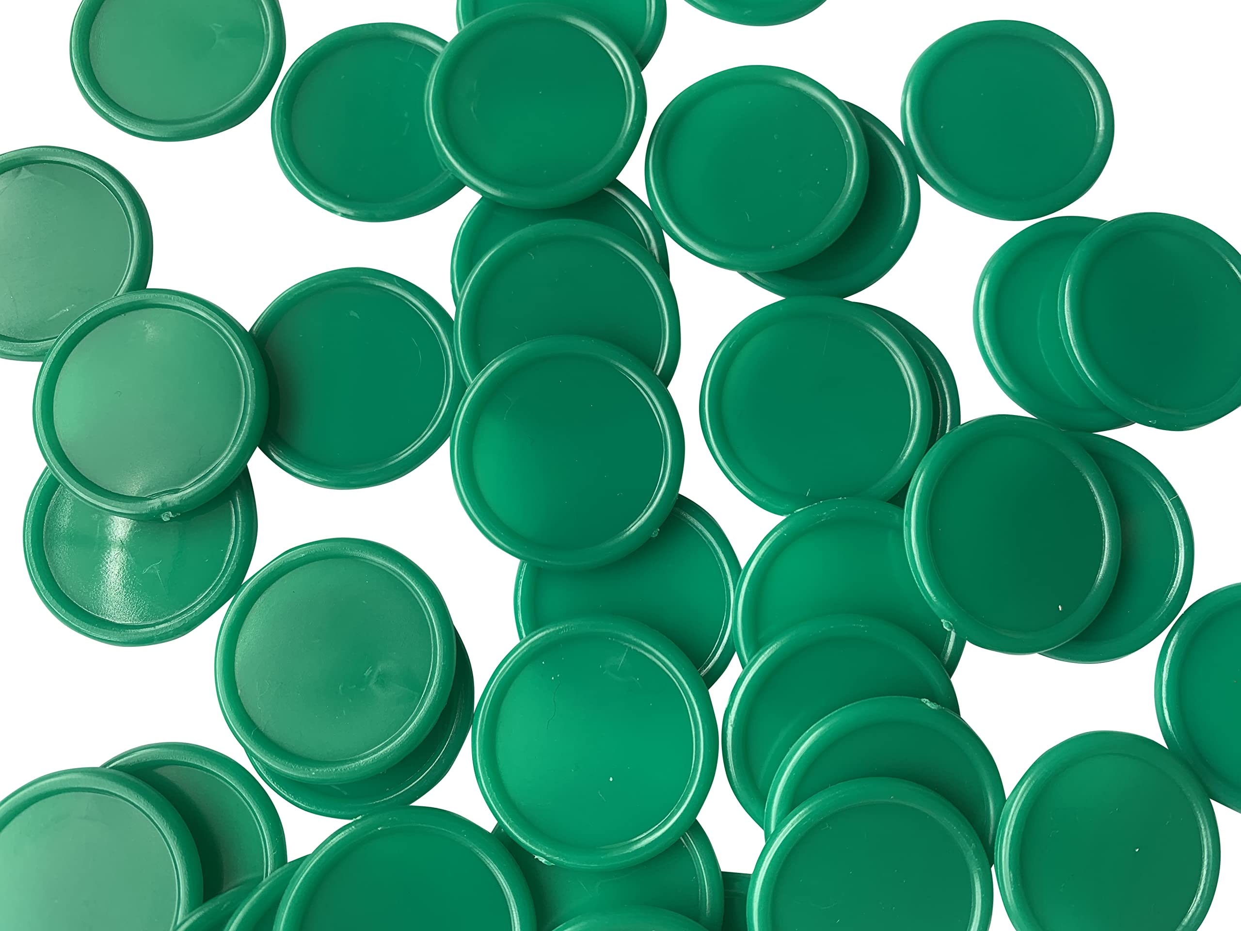 500 X TOKENS DRINK VOUCHERS REWARDS POKER CHIPS 25MM (Green)