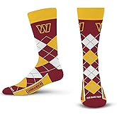 For Bare Feet NFL Unisex Argyle Remix Dress Sock