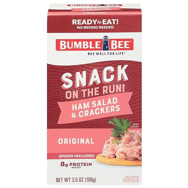 BUMBLE BEE SNACK ON THE RUN! PROTEIN SNACK...