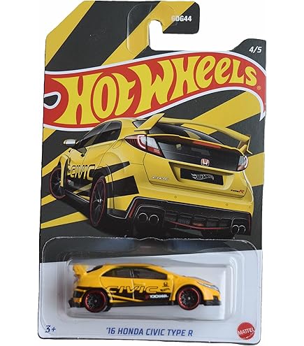 Amazon.com: Hot Wheels 2018 Honda Civic Type R : Toys & Games