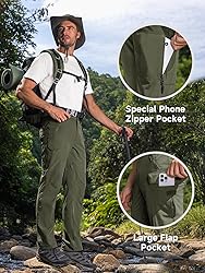 Moosehill Men's Hiking Cargo Pants Lightweight