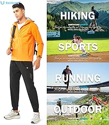 NORTHYARD Men's Athletic Running Pants Lightweight