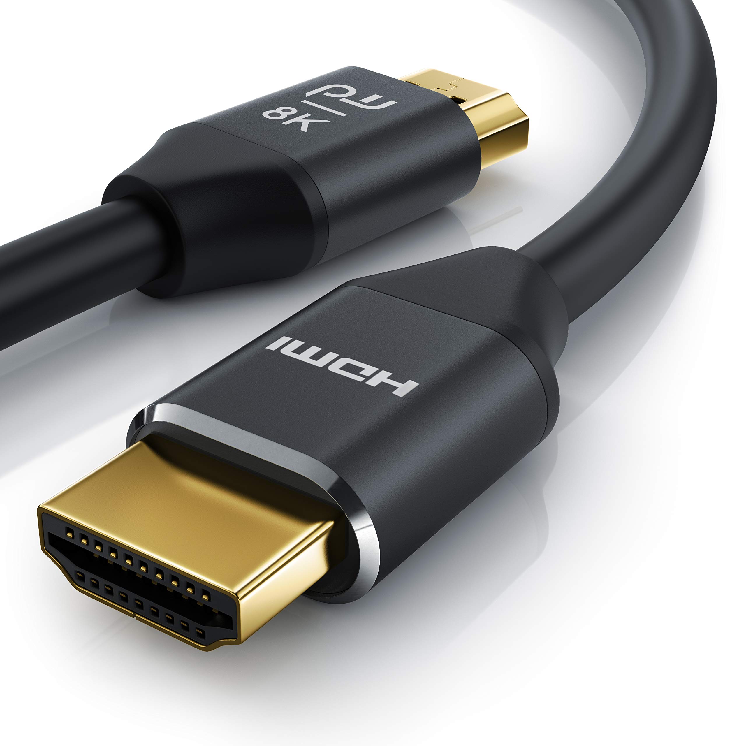 CSL - HDMI Cable 8K - 1.5 m - 8K @ 60Hz 4K @ 120Hz with DSC ARC 3D High Speed Ethernet HDTV UHD II Dynamic HDR-10+ - Variable Refresh Rate VRR - Dolby Vision - Compatible PS5 PS 5 Xbox Series X