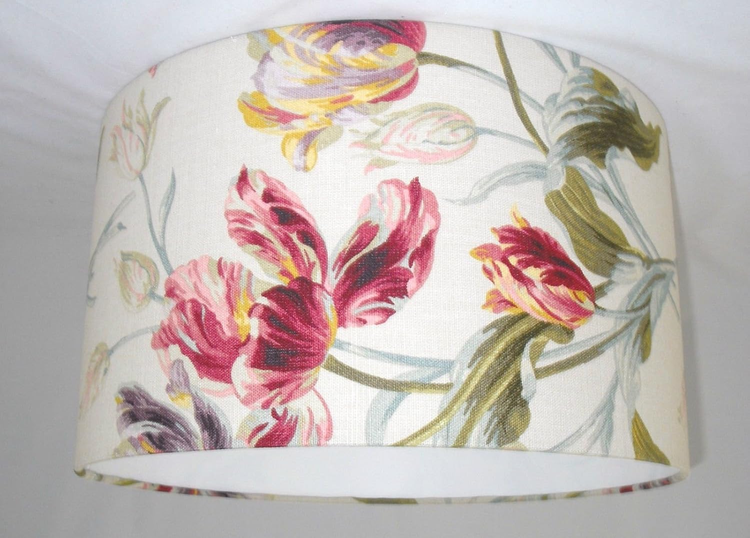14" Lampshade Handmade in UK Laura Ashley Gosford Cranberry Amazon