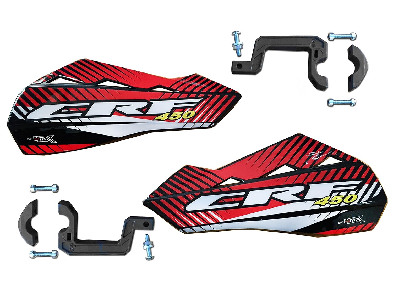 Polisport Motorcycle Hand Guard Protectors Honda CRF 450 Logo Amazon.co.uk Car & Motorbike