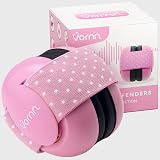 VORNN Baby Ear Defenders 0-36 Months Pink CE UKCA Certified Noise Cancelling
