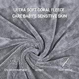 HiABsee Baby Towel Hooded Koala 80x80cm Ultra Soft Coral Fleece Newborn view 3