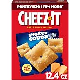 Cheez-It Baked Snack Crackers, Lunch Snacks, Smoked Gouda, 12.4oz Box (1 Box)