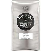 The Bean Coffee Company Organic Unroasted Green Coffee Beans, Costa Rican, 5-Pound Bag