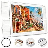 1500 Pieces Rotating Puzzle Board with Drawers and