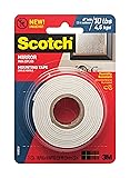 Scotch Mirror Mounting Tape, 1-in x