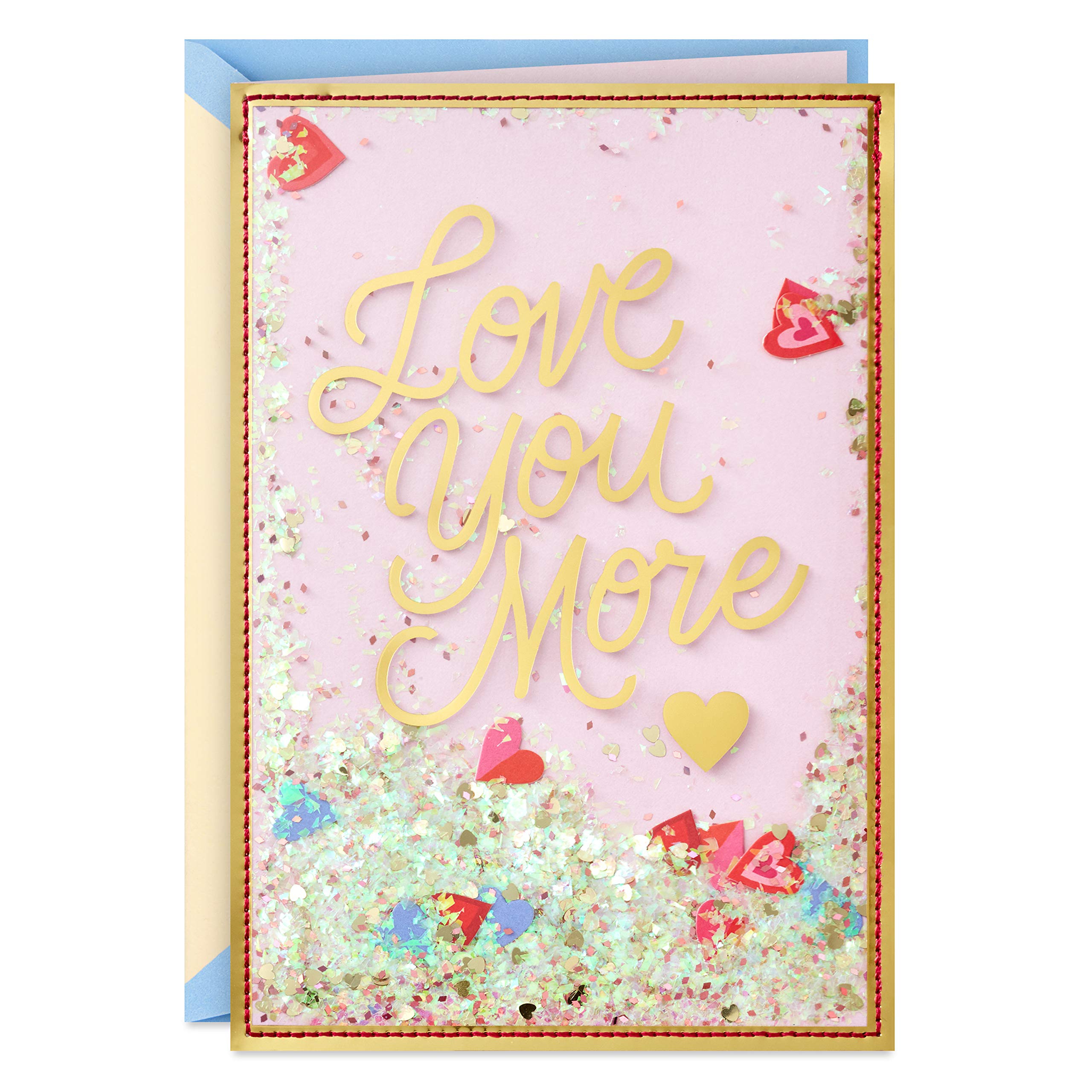 Hallmark Signature Anniversary Card (Day Filled with Love) for Romantic Birthday, Love, Valentine's Day