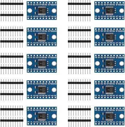 DORHEA TXS0108E 8 Channel Logic Level Converter Module 3.3V 5V Bi-Directional