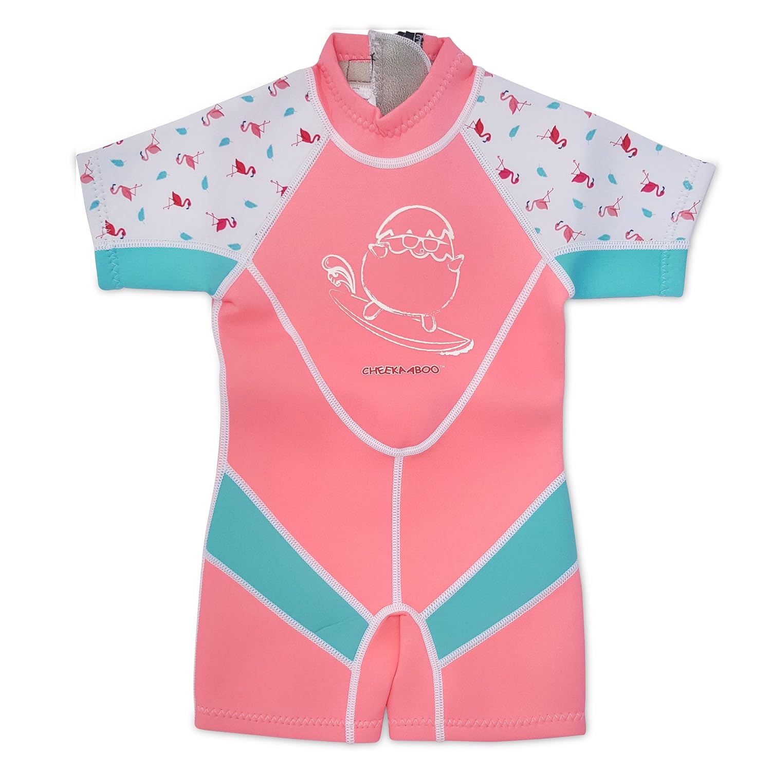 Kiddies Kids Toddler One Piece Thermal Neoprene Swimsuit Age 4 6 Pink