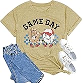 Banana Shirts Baseball Shirt for Women Team Womens Funny Baseball Fan Short Sleeve Tee Top