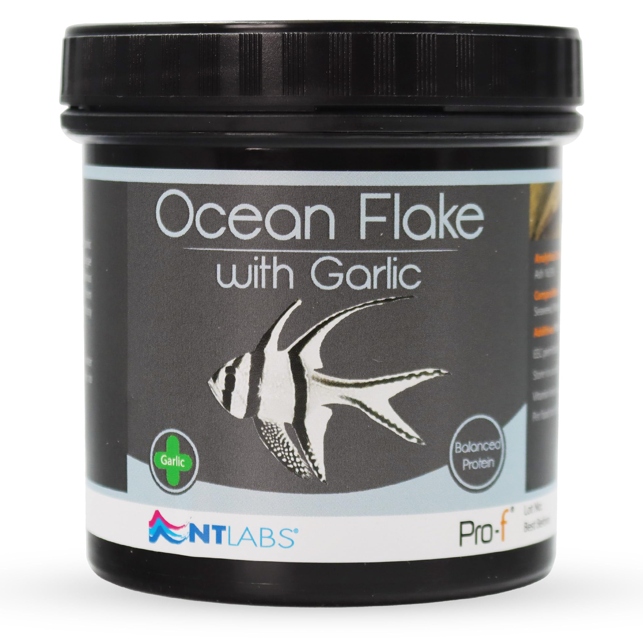 NT Labs Pro-f Ocean Flake with Garlic, Marine Fish Food, Marine Flake, Supports Immune System, Contains Garlic (15g)