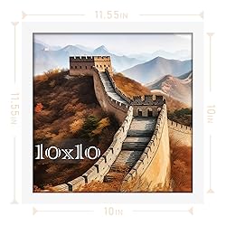 Picrit 10x10 Picture Frame, Photo Frame for Wall
