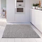 THE RUGS Living Room Rug Shaggy 120x120 Grey 30 mm Thick Polypropylene view 2