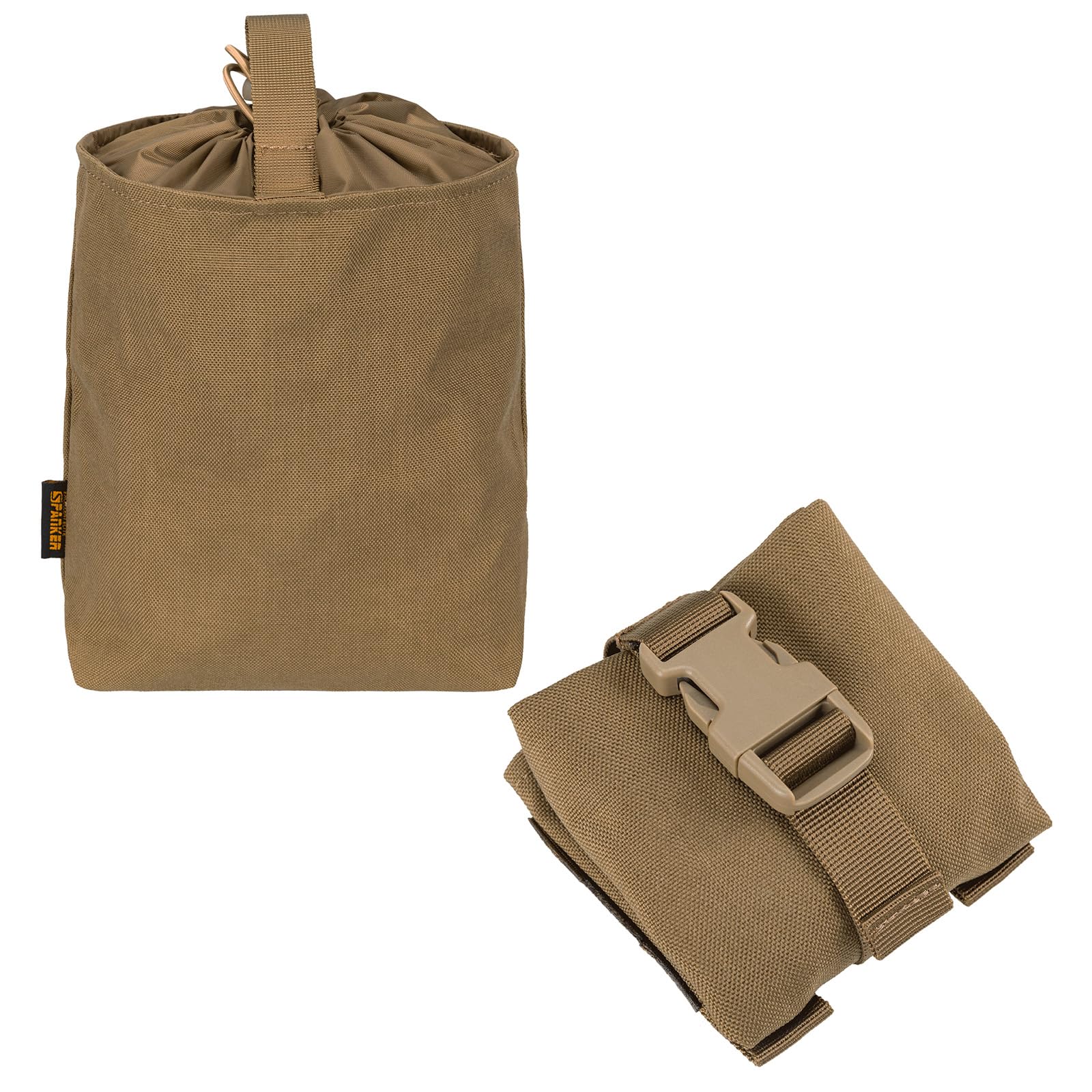 EXCELLENT ELITE SPANKER Outdoor Tactical Molle Dump Collapsible Pouch Drawstring Magazine Dump Pouch (COB)