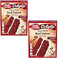 Super Moist Red Velvet Cake Mix, 13.25 oz, 2 Pack, Bundled With V2U Utensil Set