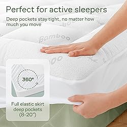 Ultra Soft Twin Size Mattress Topper - Viscose Made