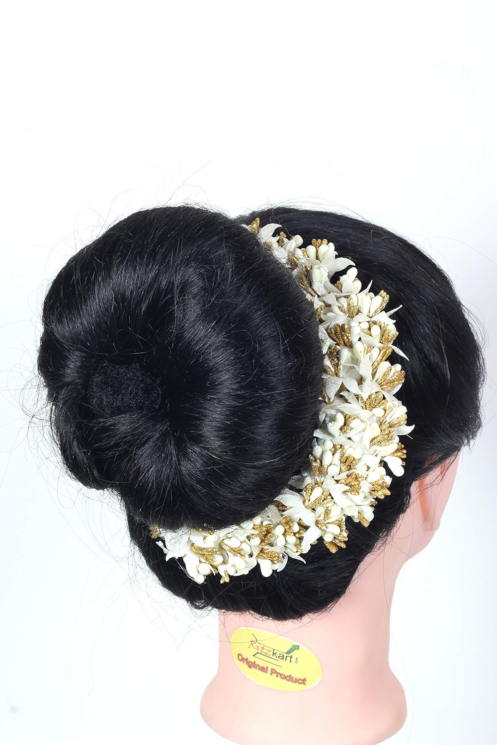 Buy Flower Hair Bun Accessories Beautiful Hair Gajra With White