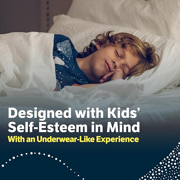 GOODNITES GIRLS’ NIGHTTIME BEDWETTING UNDERWEAR, SIZE S/M (43-68 LBS), 14 CT, PACKAGING MAY VARY