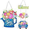 Amazon.com: Sophena 2 Pieces Spring Decorations Welcome Door Hanger ...