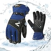 Vgo... Winter Safety Work Glove for Men,Leather Mechanic Gloves(GA7760FLWP)