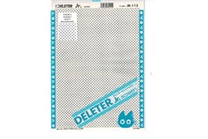 Deleter Screen Tone Jr JR-115 [Large Dot Pattern 7L/20%][Sheet Size 182x253mm (7.16"x9.96")] For Comic Manga Illustration Graphic Screentone