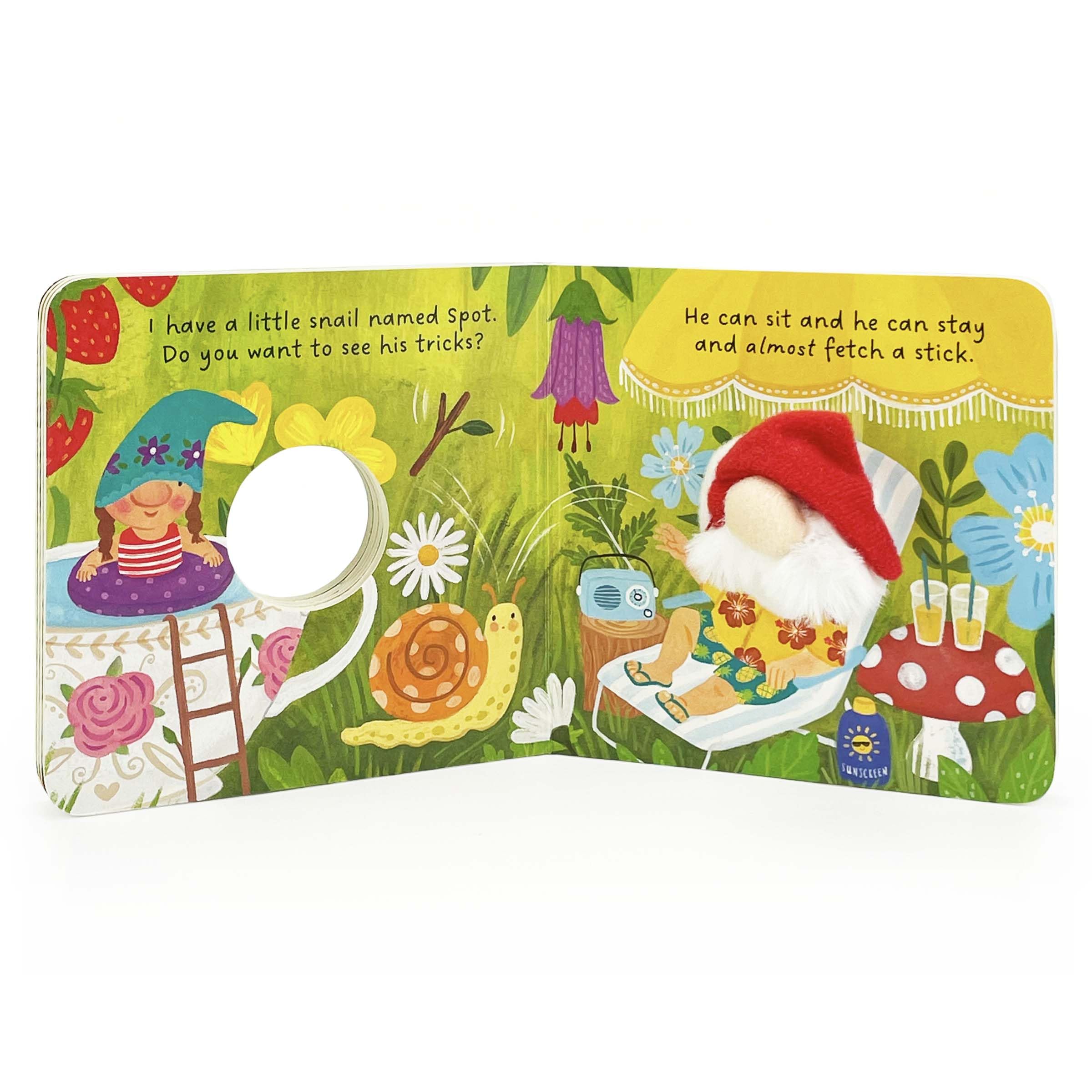 Gnome Sweet Home - Gnome Children's Finger Puppet Board Book